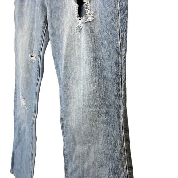 American Eagle Favorite Boyfriend Y2K Vintage Distressed Low Rise Jeans 10 Short - Picture 9 of 16
